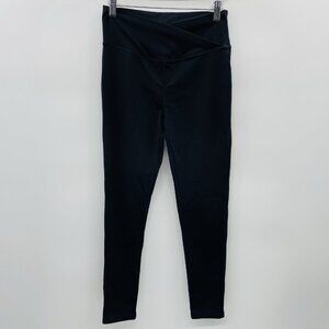 RB3 Active Womens Size Medium Crossover Front Athletic Leggings in Black 2519